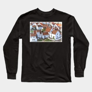 Rooftops of Gamle Stavanger Long Sleeve T-Shirt